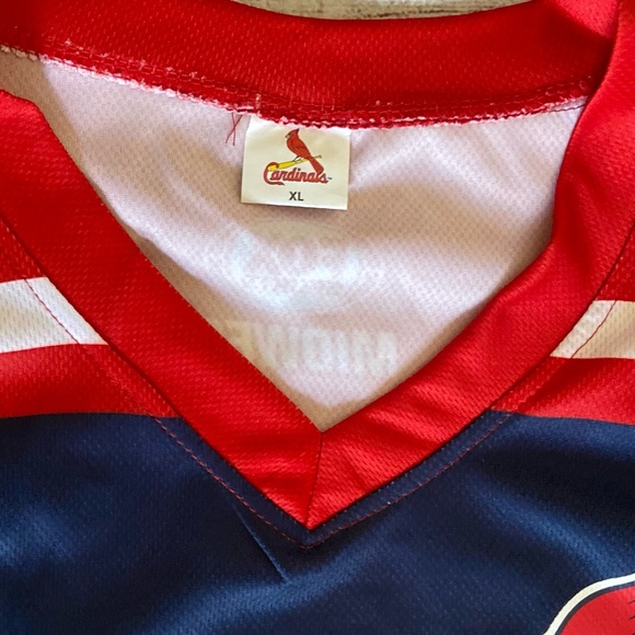 XL St. Louis Cardinals Hockey Jersey Sweater Long Sleeve - Picture 2 of 2